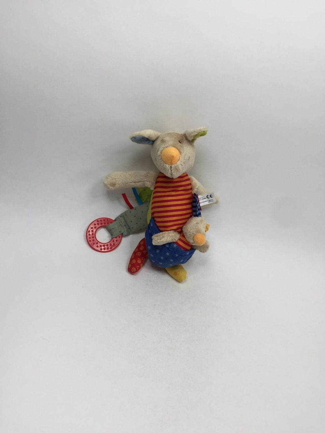 Känguru mit Baby Sigikid stehend 25 cm Sammlerstück