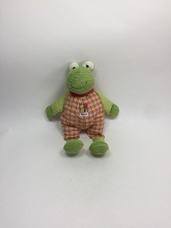 Frosch Sigikid "Flip Flap" stehend 38 cm Vintage Sammlerstück