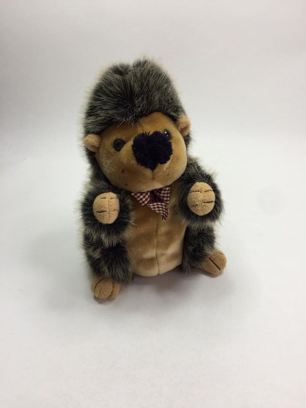 Igel Handpuppe X-Toys stehend 28 cm selten