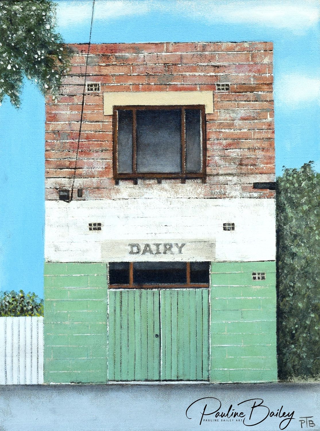 Original painting - Prahran Dairy