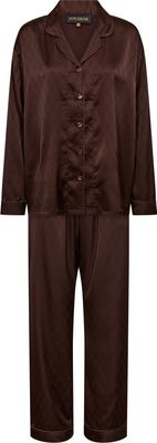 Satin Pyjamas (Brown) Hype The Detail