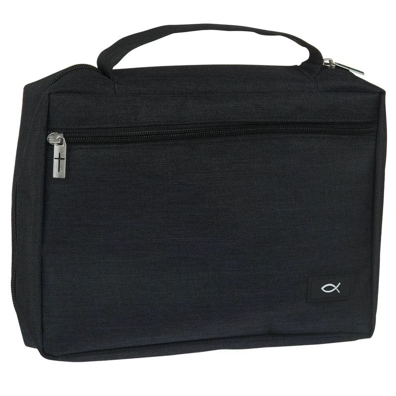 Cover (small) de lona para Biblias color negro Cover (small) de lona para Biblias color negro