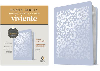 Biblia ntv  de margen amplio con Filament  Floral (Free Shipping)