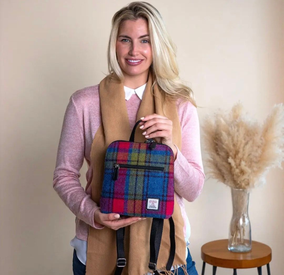 Harris Tweed mini backpack