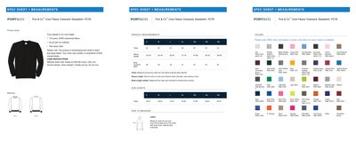 MYSA Adult Fleece Crewneck Sweatshirt