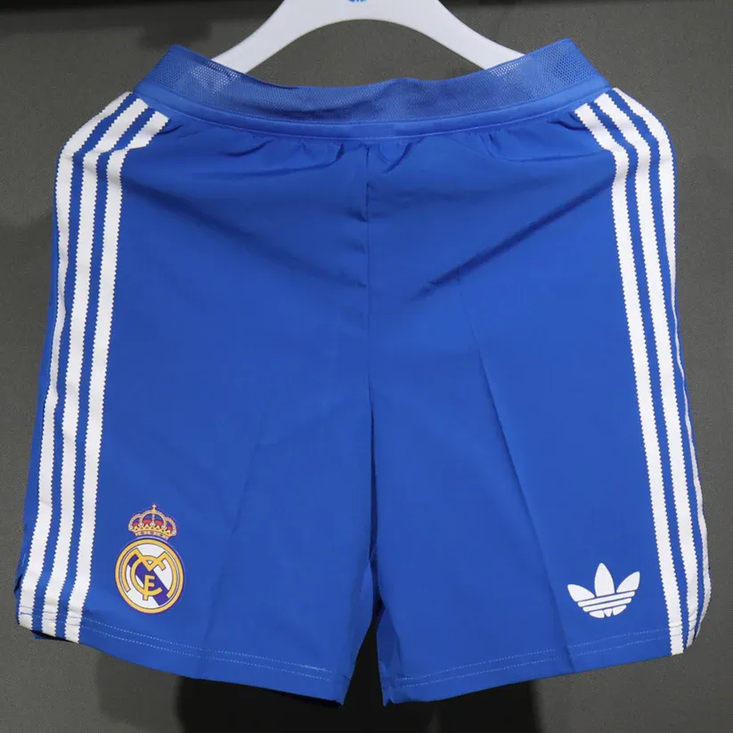 Calção  Real Madrid 2025/26 Azul - Masculino Versão Jogador