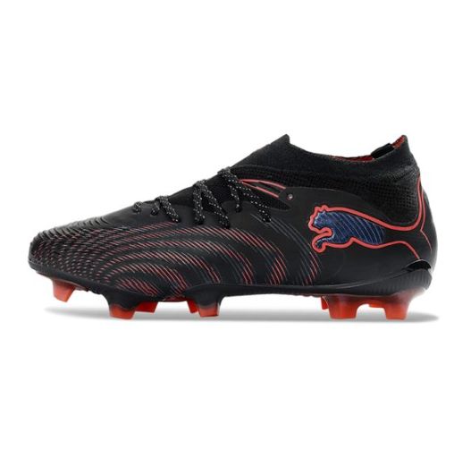 Chuteira Campo Puma Future 9 Ultimate FG Preto - Vermelho Chuteira Campo Puma Future 9 Ultimate FG Preto - Vermelho
