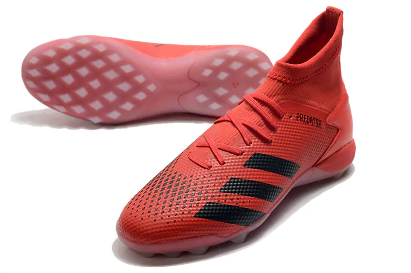 Chuteira Society Adidas PREDATOR Botinha 20.3 - Laranja com Preto