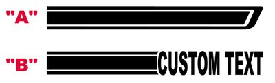 2021-up Ford Bronco 60 Rocker Stripe Side Graphics Kit 60th Style