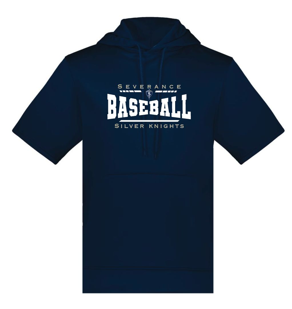 Severance Baseball Silver Knights Short Sleeve Hoodie