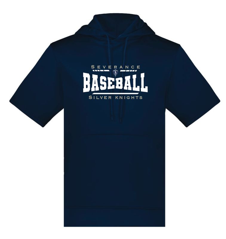 Severance Baseball Silver Knights Short Sleeve Hoodie