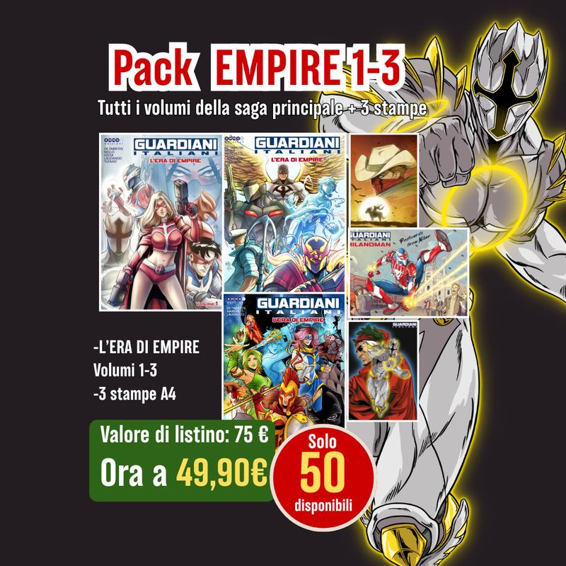 PACK EMPIRE 1-3- Il pack per iniziare a leggere i fumetti dei Guardiani PACK EMPIRE 1-3- Il pack per iniziare a leggere i fumetti dei Guardiani