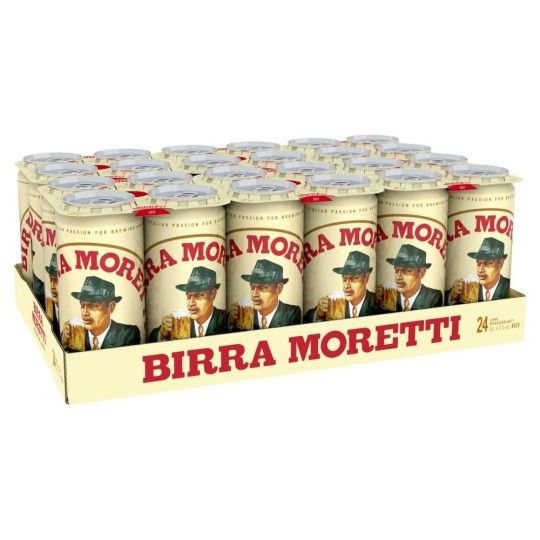 Birra Moretti Cans AVB 4.6% - 24x440ml