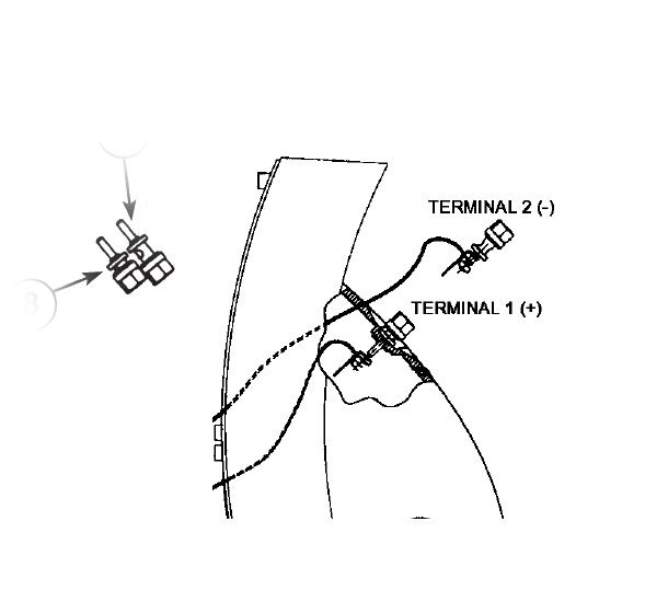 Replacement  CONNECTOR, ENVIRONMENTAL, Speaker Post Terminal -  for Bose 251 Environmental Speaker