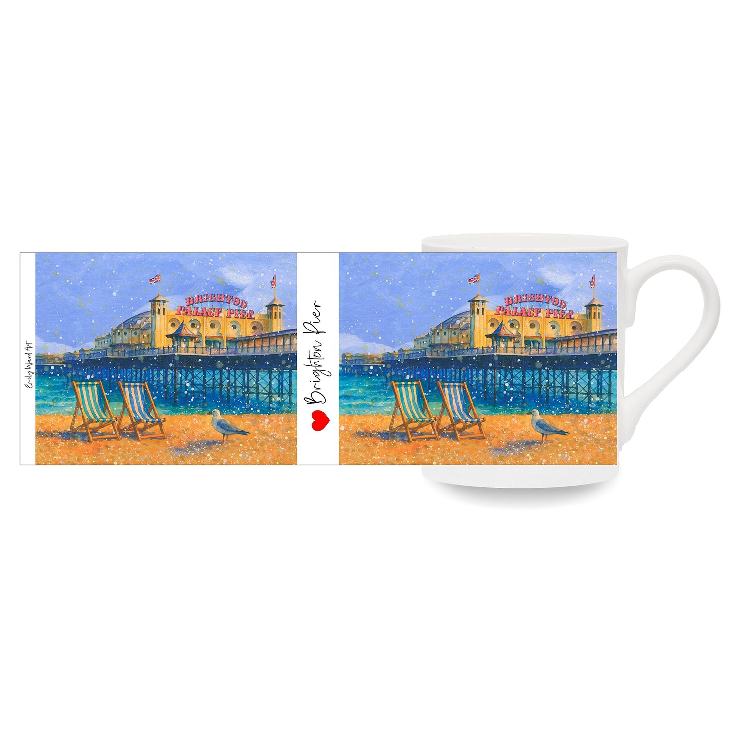Brighton Pier  Bone China Cup