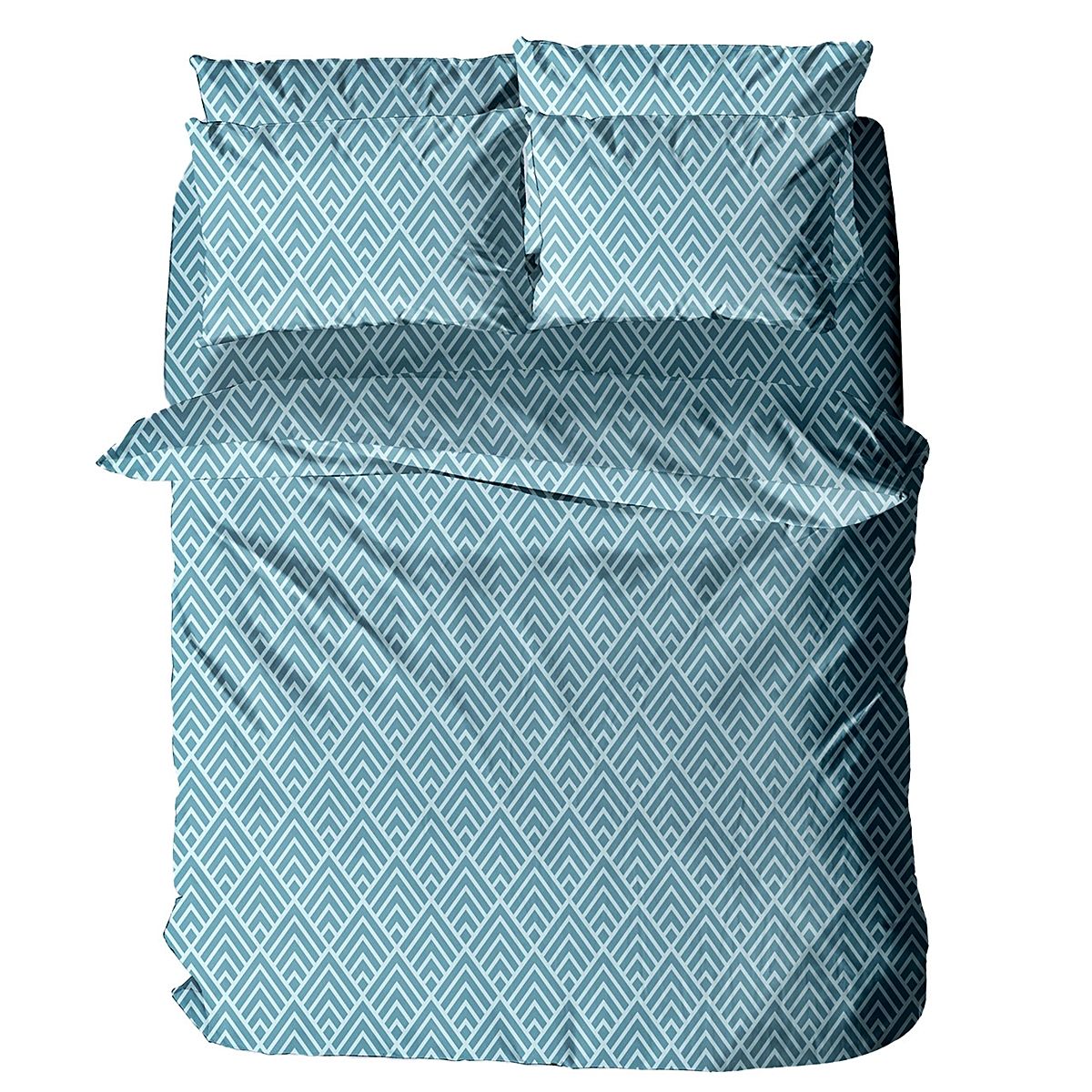 Σετ Σεντόνια Υπέρδιπλα Menta 500 Blue - Sunshine