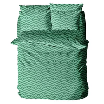 Σετ Σεντόνια Υπέρδιπλα με Λάστιχο Menta 500 Aqua - Sunshine