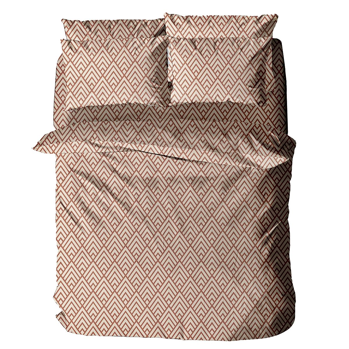 Σετ Σεντόνια Μονά με Λάστιχο Menta 500 Powder - Sunshine