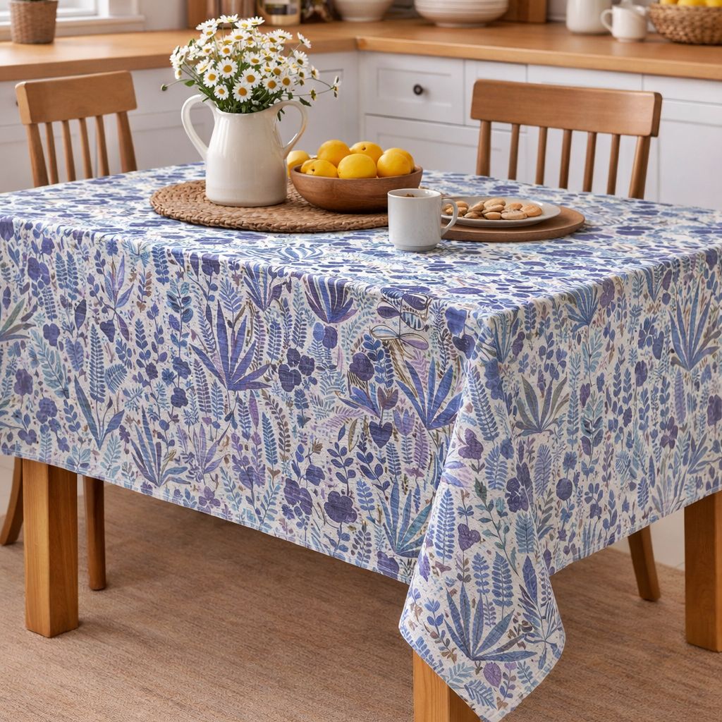 Τραβέρσα Λονέτα 45Χ140 εκ. Φτέρη Μπλε - Ilis Home