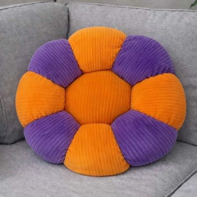 Μαξιλάρι με Γέμιση Λουλούδι Μωβ/Πορτοκαλί 35 εκ. Μαξιλάρι με Γέμιση Λουλούδι Μωβ/Πορτοκαλί 35 εκ.