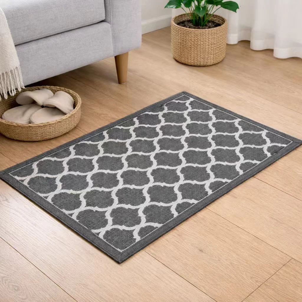 Πατάκι Μοκέτα 50X80 εκ. SO12 Σκούρο Γκρι - Home Classic
