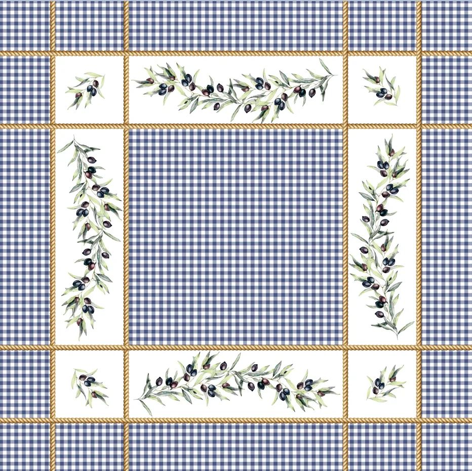 Τραβέρσα Αλέκιαστη Τυπωτή Des 08 Ελιές