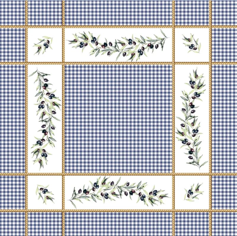 Τραβέρσα Αλέκιαστη Τυπωτή Des 08 Ελιές