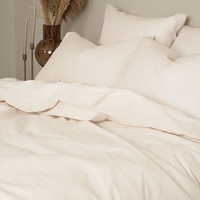 Σετ Σεντόνια Μονά Cotton Feelings 108 Ecrou - Sunshine Σετ Σεντόνια Μονά Cotton Feelings 108 Ecrou - Sunshine