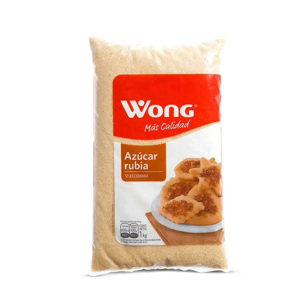 Azúcar Rubia Wong Bolsa 2 kg