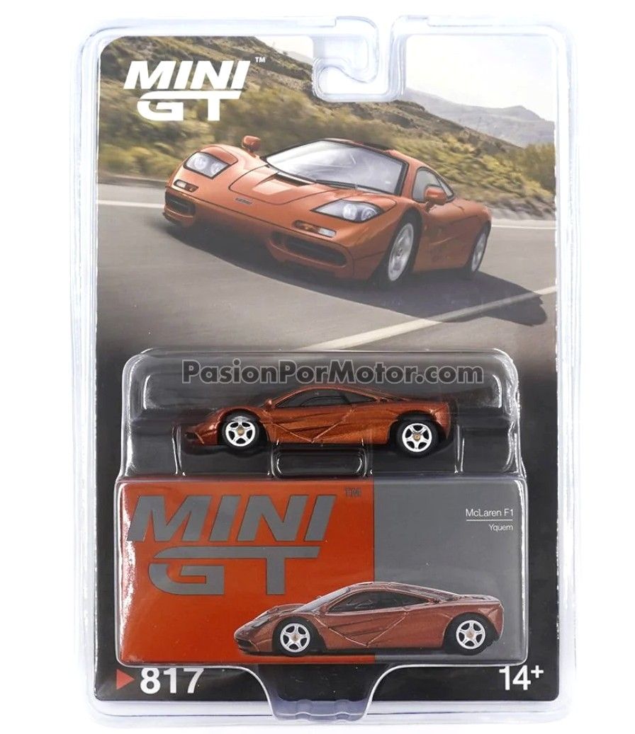 1:64 McLaren F1 1992 LHD TRUE SCALE MINIATURES MODEL Mini GT 05037
