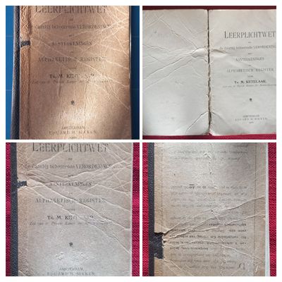 Boeken | (Gelezen) | Leerplichtwet - Th. M.  Ketelaar -  Sikkem - Amsterdam 1900
