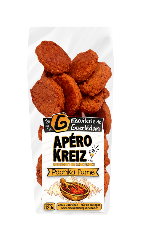 Biscuits Paprika fumé 120g