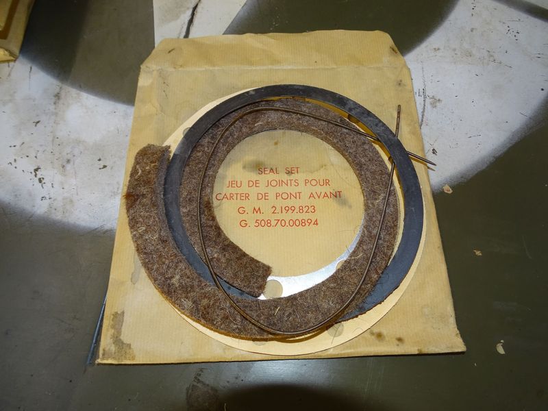 GMC CCKW Lot de joints carter  pont avant banjo . NOS