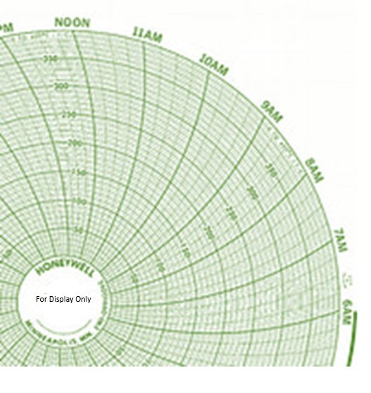Honeywell-BN 378155 Chart, 11.875'', 24 HR, x100shts/pkt. Honeywell-BN 378155 Chart, 11.875'', 24 HR, x100shts/pkt.