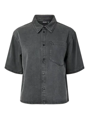 Vest / Top - SMIDI - dark grey denim