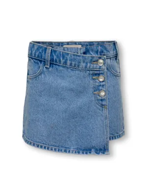 KIDS skort - JENNY - medium blue denim