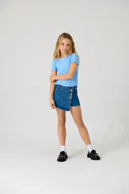 KIDS skort - JENNY - medium blue denim