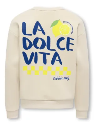 KIDS sweater - CANASTA - beige