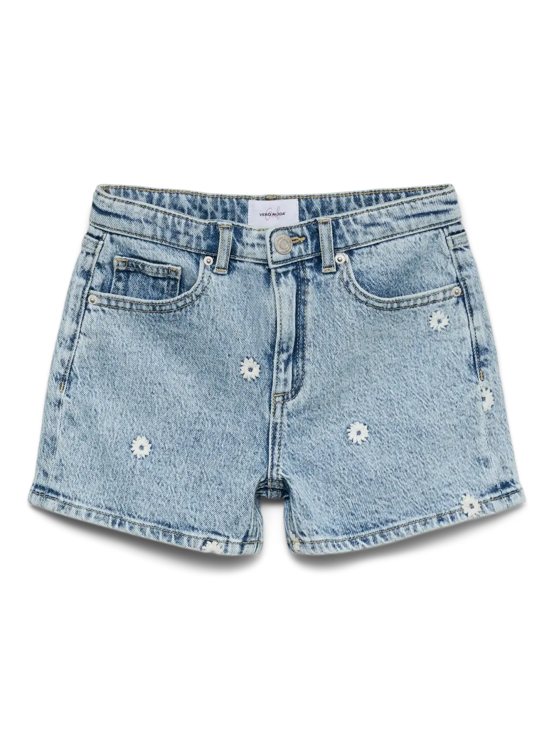 KIDS jeansshort - TESS - light blue denim
