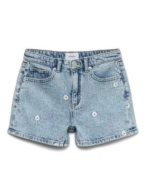 KIDS jeansshort - TESS - light blue denim