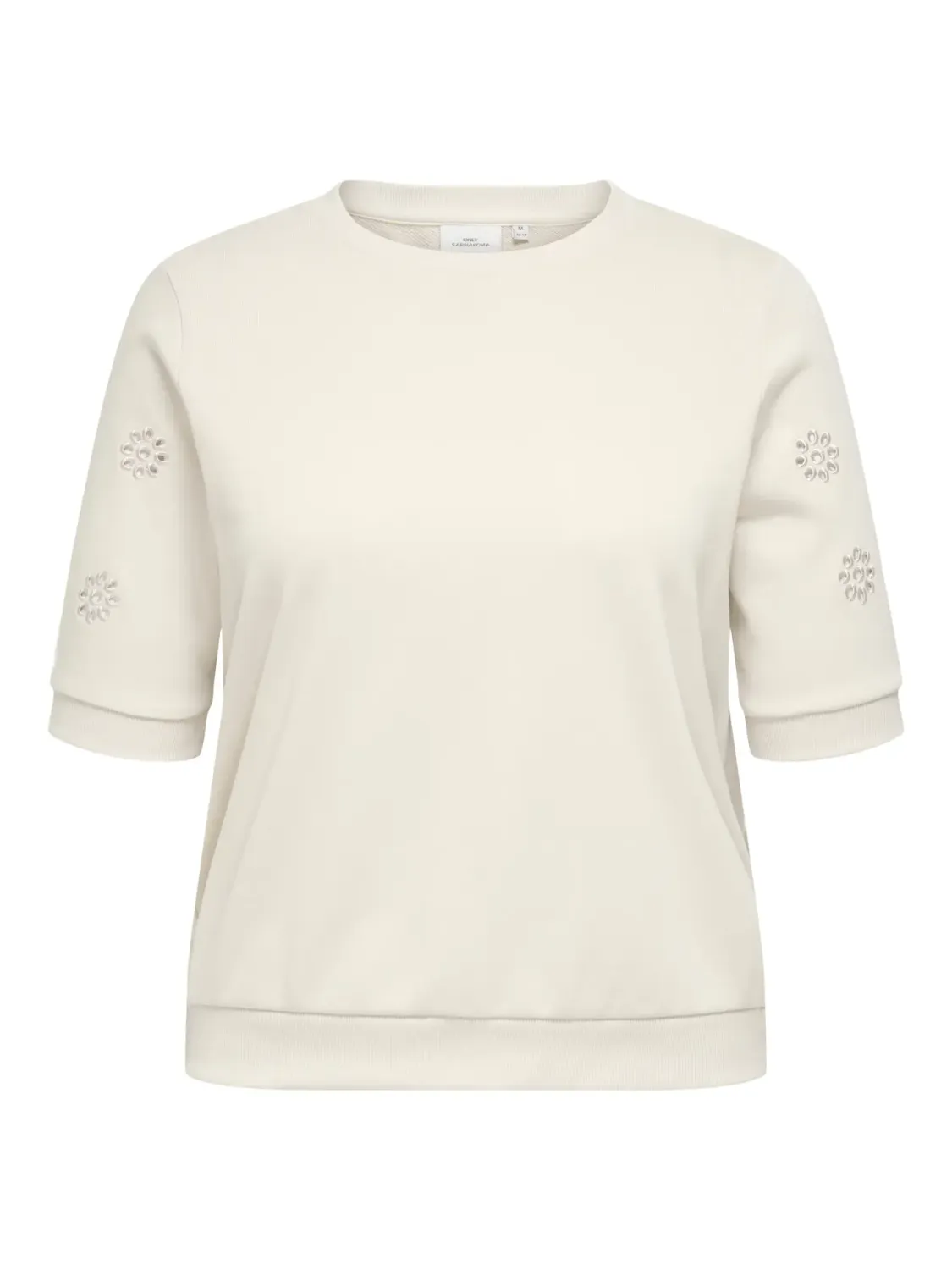 + Sweater met korte mouw - BROOKE - ecru + Sweater met korte mouw - BROOKE - ecru