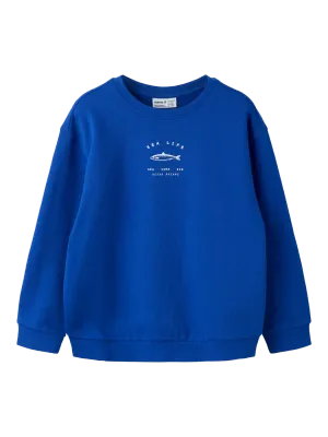 KIDS sweater - HADDIAN - blauw