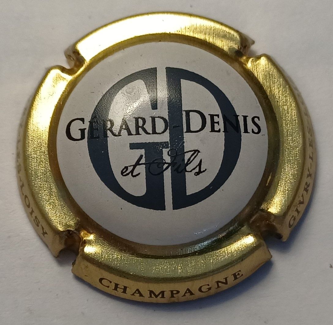 BELLE CAPSULE CAHMPAGNE GERARD DENIS ET FILS RÉF N°1c NEWS