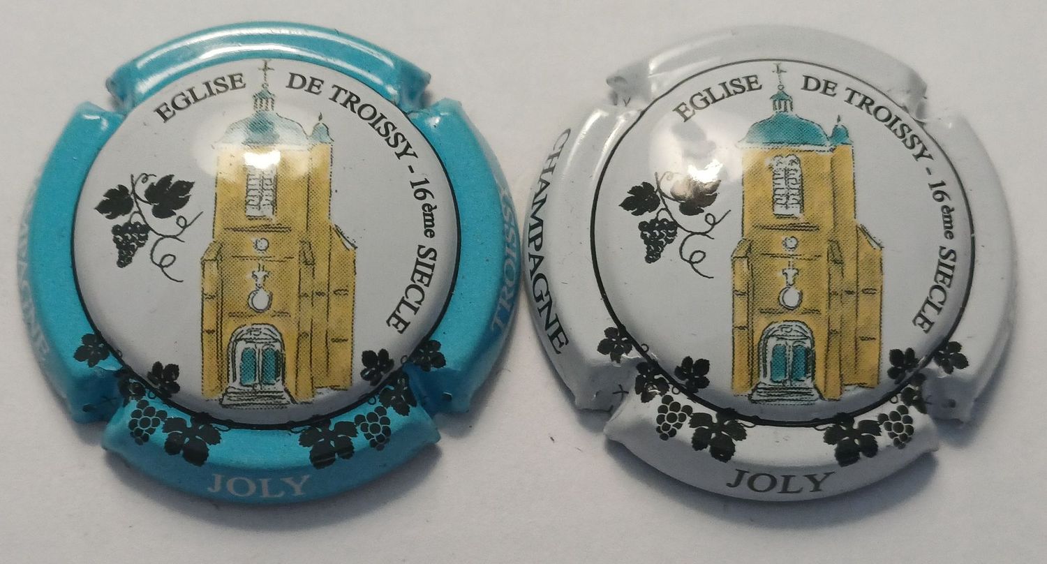 2 BELLES CAPSULES CHAMPAGNE JOLY RÉF N°26 et 26a NEWS