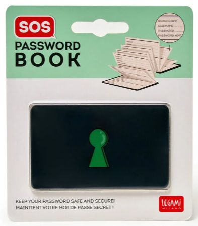 Legami SOS Password Book Legami SOS Password Book