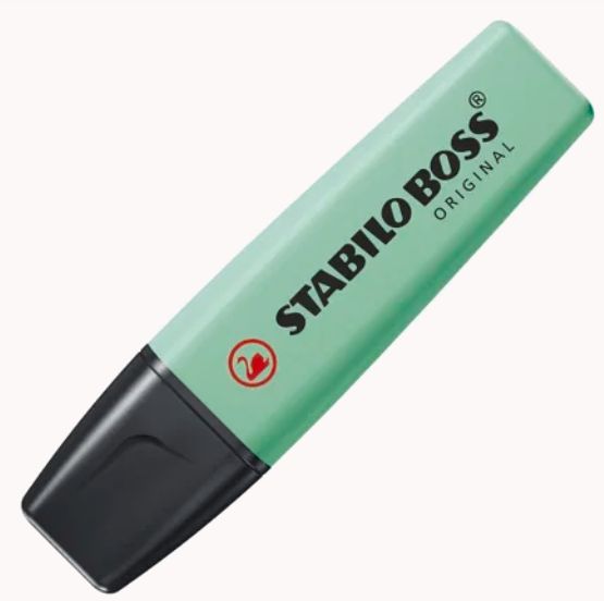 Stabilo BOSS Highlighter - Hint of Mint (70/116) Stabilo BOSS Highlighter - Hint of Mint (70/116)