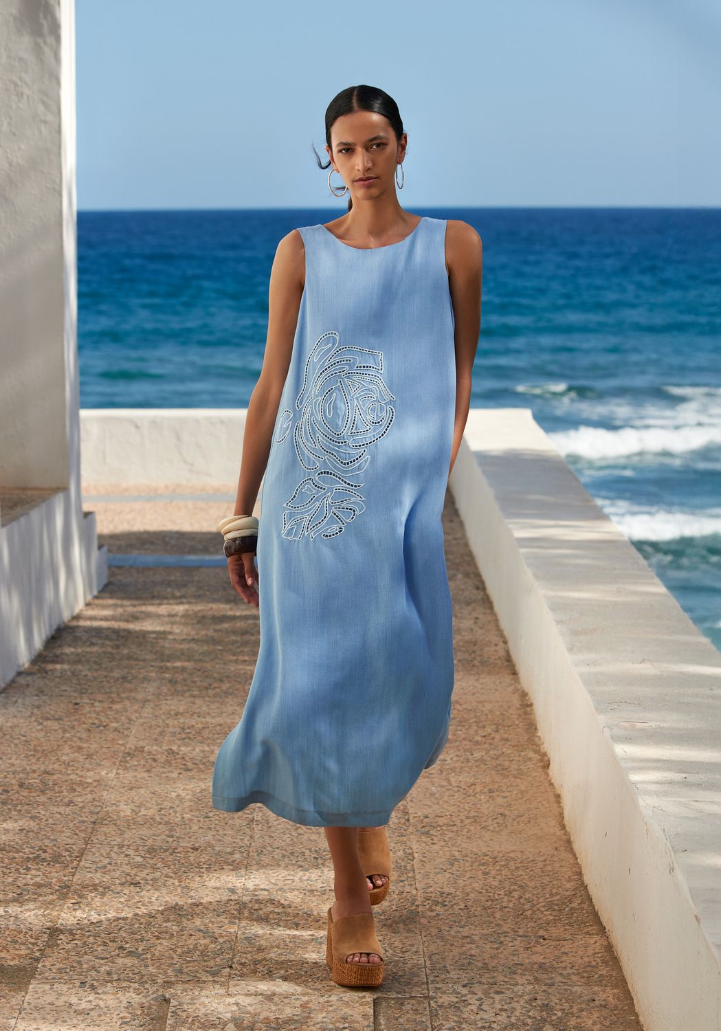 Atmos 1803 Kleed/L Jeansblue