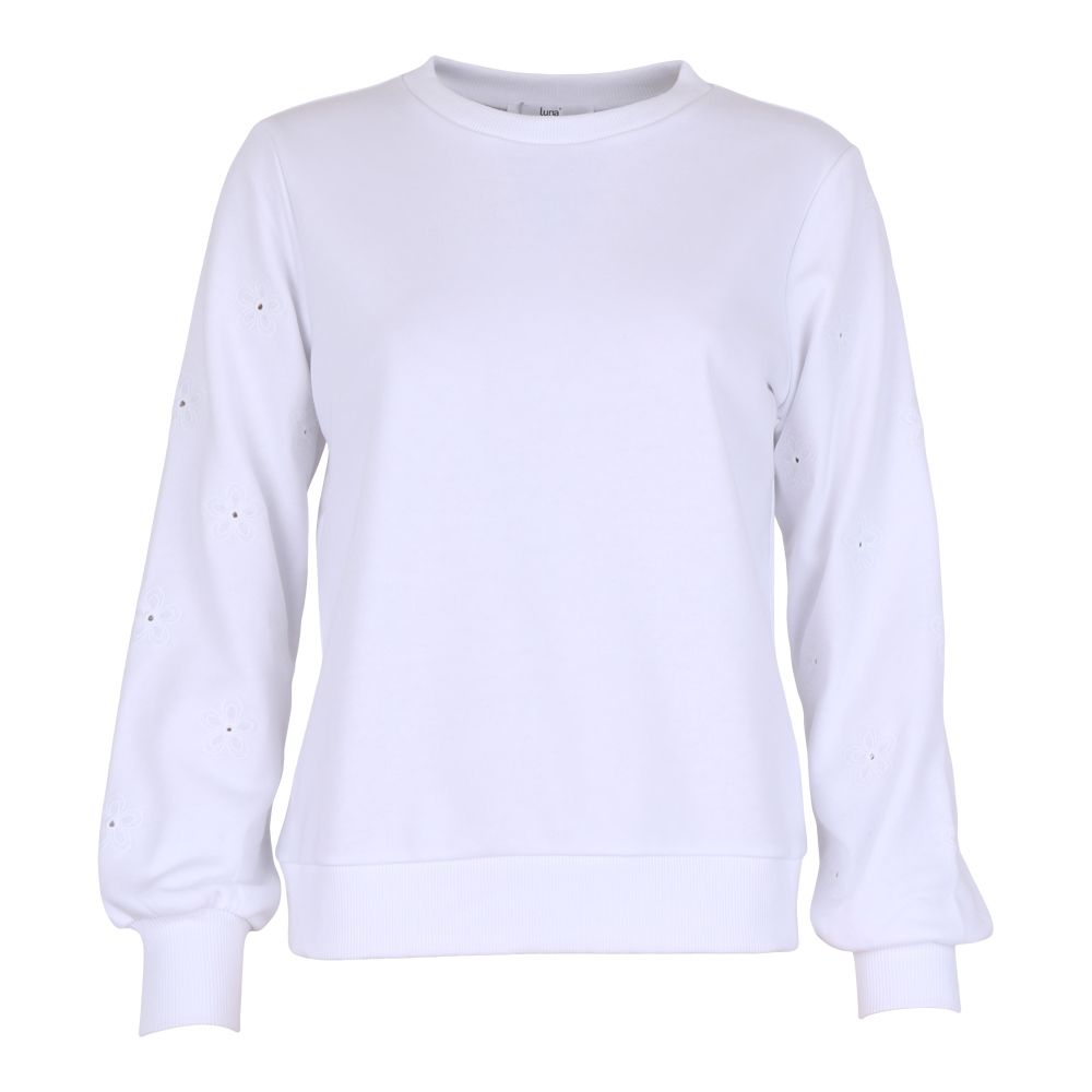 Luna ( She goes lala ) Sweater: wit, Jitske