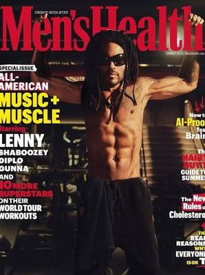 Men's Health Magazine Summer 2026 Lenny Kravitz Music + Muscle