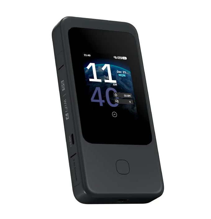 Mudi 7 (GL-E5800) | Router de viaje Wi-Fi 7 tribanda 5G NR